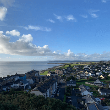 Foto da cidade Criccieth no País de Gals